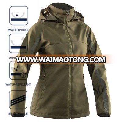 2016 Green Tactical Woodland Softshell Jacket